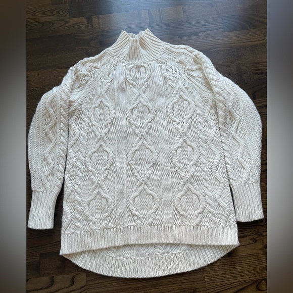 Cozy Cable Knit Sweater - Cream - Picture 2 of 8